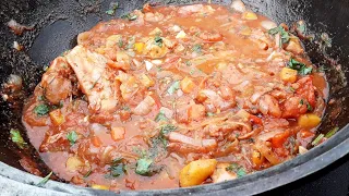 Чахохбили в казане / Грузинская кухня / Пошаговый рецепт