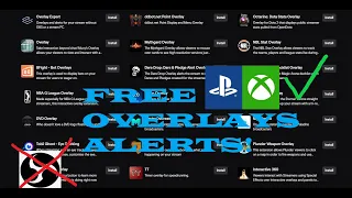 *FREE* Overlays and Alerts for console streamers (NO OBS/Capture Card)