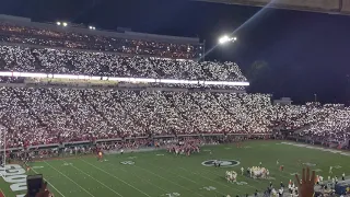 Light Up Sanford Stadium - 4th quarter Krypton Fanfare - UGA vs Notre Dame, September 21, 2019