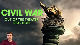 ‘CIVIL WAR’ Out of the Theater Reaction! #movie #review #reaction #civilwar #film #war #civil #a24