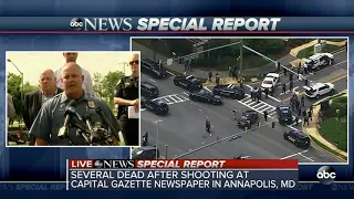 At least 5 dead in Annapolis newspaper office shooting