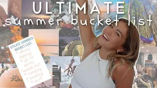 Ultimate summer bucket list | 2023