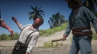 RDR2 [SECRET CUTSCENE] If You Refuse To Walk Guarma