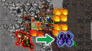 Tibia - Looting Items from Non-blessed Players! (stream highlights)