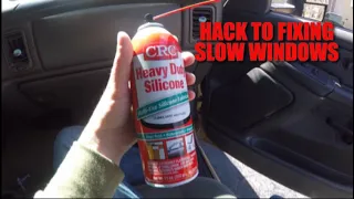 TRICK To Fix Slow Power Windows on Vehicle (Life Hack)