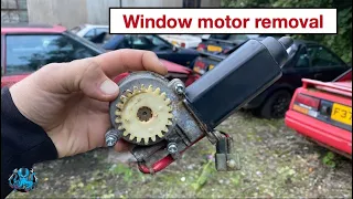 How to remove your Mk1 MR2 window motor (MR2 How To)