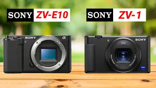 Sony ZV-E10 Vs Sony ZV-1 | Comparison