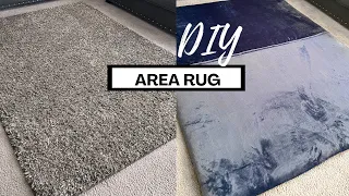 Affordable DIY Area Rug | NO SEW | SUPER EASY #diyideas