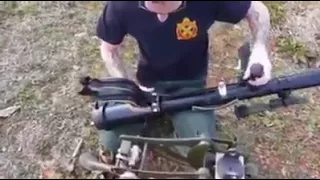 m18 57 mm recoil 50bmg Rifle firing