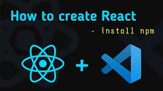 First React app using create-react-app | VS code | npx | npm | How to Create and Run a React App