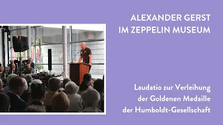 Alexander Gerst im Zeppelin Museum: Laudatio