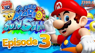 Super Mario Sunshine Gameplay Walkthrough Part 3 - Gelato Beach 100%! - Super Mario 3D All-Stars