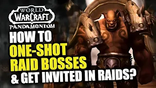 One-Shot Raid Bosses & Get Easily Invited In Nm/Hc Raids In MoP Remix! Do This NOW! WoW Remix