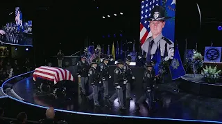 Procession and memorial service for fallen Nevada State Police Sgt. Michael Abbate