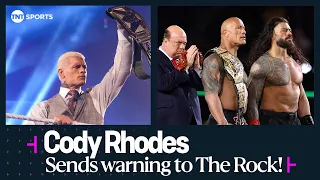 CODY RHODES ADDRESSES THE ROCK! 👀 WWE Raw, April 15 2024