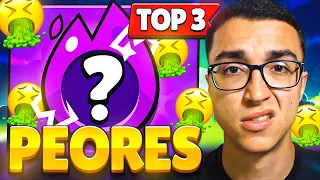 ESTAS son las 3 PEORES HIPERCARGAS de BRAWL STARS😔