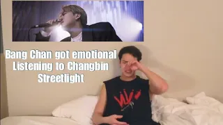 Bang Chan got emotional listening to Changbin Streetlight 🥹