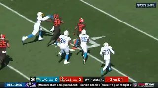 Nick Chubb INSANE TD run vs. Chargers