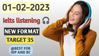 IELTS LISTENING PRACTICE TEST 2023 WITH ANSWERS | 01.02.2023