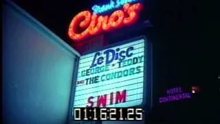 Hollywood Clubs at Night 1960s Footage from Producers Library Los Angeles CA