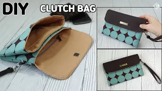 DIY MINI CLUTCH BAG/ Cute purse bag with Wrist strap/ sewing tutorials [Tendersmile Handmade]