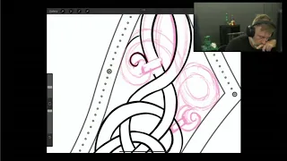 🔴LIVE - Viking Knotwork Stream from Twitch - Digital Art - Procreate