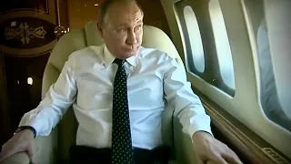 Putin's Reaction | On Seeing Russian Fighter Jets Escorting His Plane
