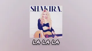 shakira - la la la (slowed + reverb)