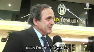 Michel Platini allo Juventus Stadium - Michel Platini at Juventus Stadium