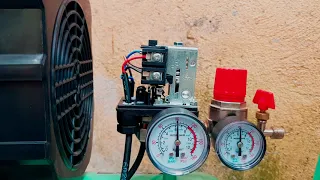 How to adjust compressor air pressure switch/paano mag adjust ng pressure ng compressor
