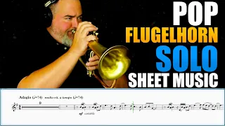 POP BALLAD FLUGELHORN SOLO "Celestial Whispers" by Iain Mundy. Sheet Music Play Along!