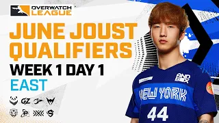 Overwatch League 2021 Season | June Joust Qualifiers | Week 1 Day 1 — East