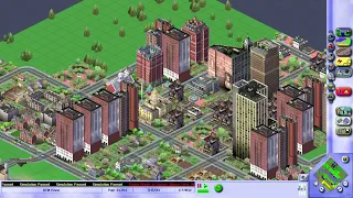 SimCity 3000 Small Town Timelapse