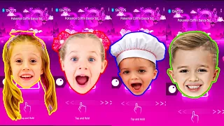 🔴❤️🤩🥳  Like Nastya 🆚 Diana And Roma 🆚 Vlad And Niki 🆚 Blippi Battle And More