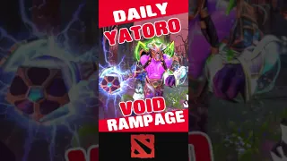 YATORO FACELESS VOID RAMPAGE #Dota2 #Shorts