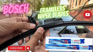 BOSCH 🚘 Windshield Frameless wiper blades 🚘 | गाड़ी के शीशे के वाइपर बदलना सीखो |