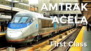 AMTRAK ACELA First Class - what's it like?