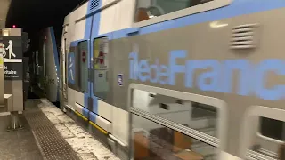 RER A RATP/SNCF - Départ d'un UM2 de MI2N IDFM à la Défense Grande Arche avec @Idriss_Trainspotting