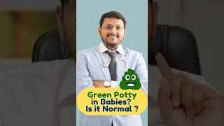 👶  BABY PASSING GREEN MOTION (POOP) - IS IT NORMAL ? | GREEN POOP OF BABY EXPLAINED !! #shorts