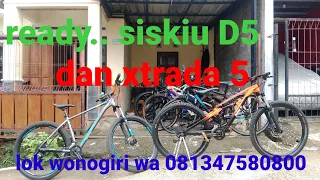 xtrada 5 dan siskiu d5 ready #jualbelisepeda #polygon #mtb #sepedabekas #xtrada