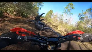 2nd place the hard way- 2023 Ormond Beach DDR Alligator Hare Scramble Highlights- first lap carnage