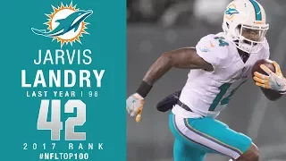 #42: Jarvis Landry (WR, Dolphins) | Top 100 Players of 2017 | NFL