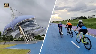 Bangkok - Sky Lane Cycling Track around Suvarnabhumi Airport