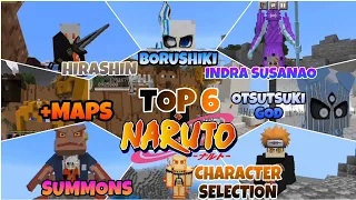 Top 6 Naruto mod/addon for Minecraft pe|1.19+[HINDI]#india