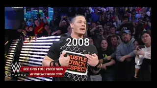 John Cena From 2002 To 2022 #20YearsOfCena