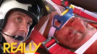 Man Is Induced Into A Coma After Falling From A Height Of More Than 20 Feet | Helicopter ER