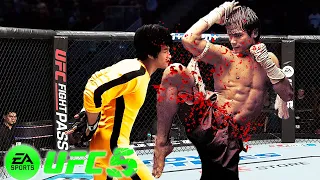 💥 UFC5 Bruce Lee vs Tony Jaa EA Sports UFC 5 - Super Fight 💥