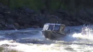 Jet Boat Up Elk Horn Rapid