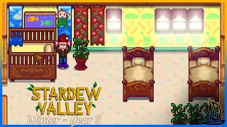 STARDEW VALLEY Chill gameplay for relax or study - Full WINTER Year 3 | No commentary