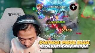 Dwi Woii Tiba-Tiba Mengeluarkan MODE DIAM Saat Ketemu Hero Ini - Mobile Legends